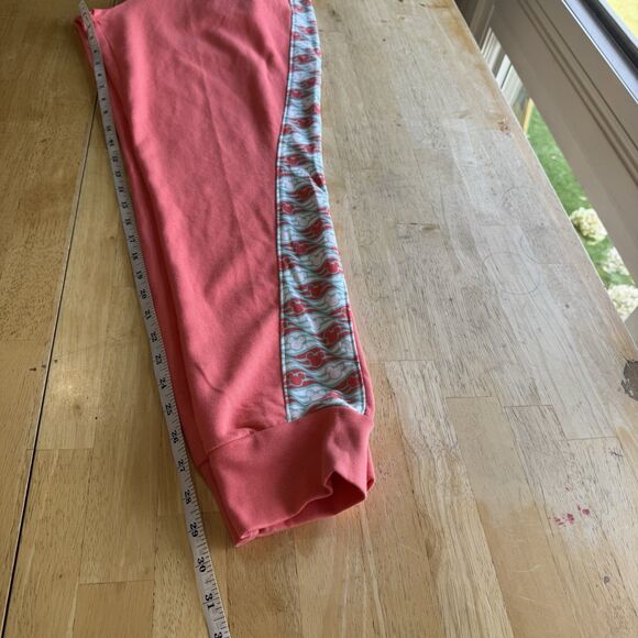 Disney Cruise Line Elastic Drawstring Waist Sweatpants Women L Coral - Picture 7 of 11